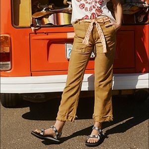 FREE PEOPLE Stormbringer Pants in Desert Sands Size 24